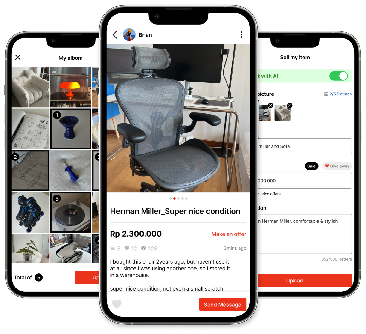 Upload in seconds section (desktop)